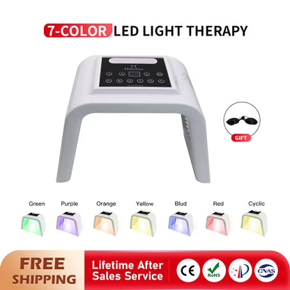 Deep Moisturizing 7 Color LED Photon Machine Remove Freckles Face Body Mask Skin Rejuvenation Home Beauty Instrument