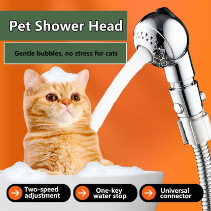 Pet Shower Head Pet Shop Dog Shower Head Water Saving Shower Head Children'S Rosette Head Bath Shower Head Bathroom Accessories