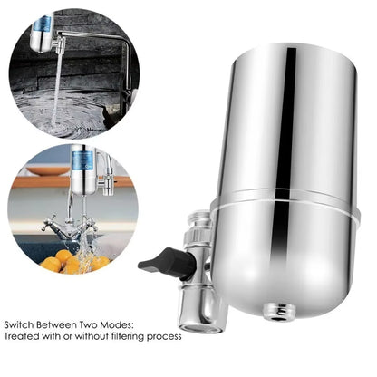Water Filter Faucet Mount Water Filtration System Household Kitchen Water Purifier Tap Water Filter Reduce Chlorine