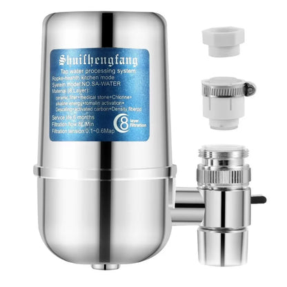 Water Filter Faucet Mount Water Filtration System Household Kitchen Water Purifier Tap Water Filter Reduce Chlorine