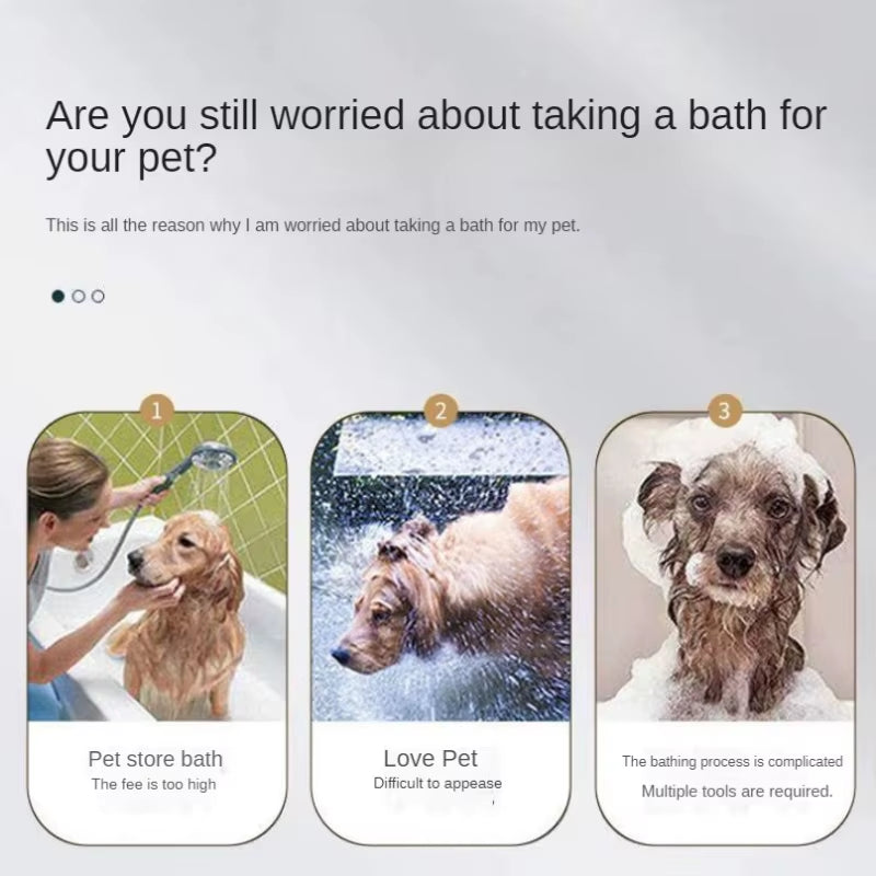 Pet Shower Head Pet Shop Dog Shower Head Water Saving Shower Head Children'S Rosette Head Bath Shower Head Bathroom Accessories