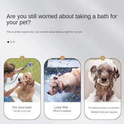 Pet Shower Head Pet Shop Dog Shower Head Water Saving Shower Head Children'S Rosette Head Bath Shower Head Bathroom Accessories