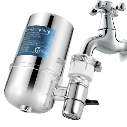 Water Filter Faucet Mount Water Filtration System Household Kitchen Water Purifier Tap Water Filter Reduce Chlorine