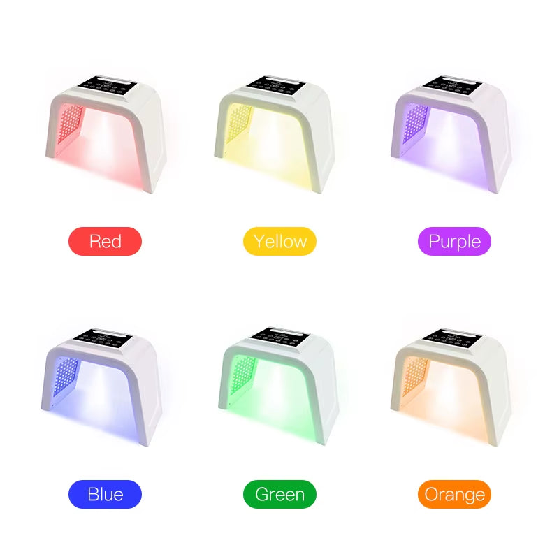 Deep Moisturizing 7 Color LED Photon Machine Remove Freckles Face Body Mask Skin Rejuvenation Home Beauty Instrument