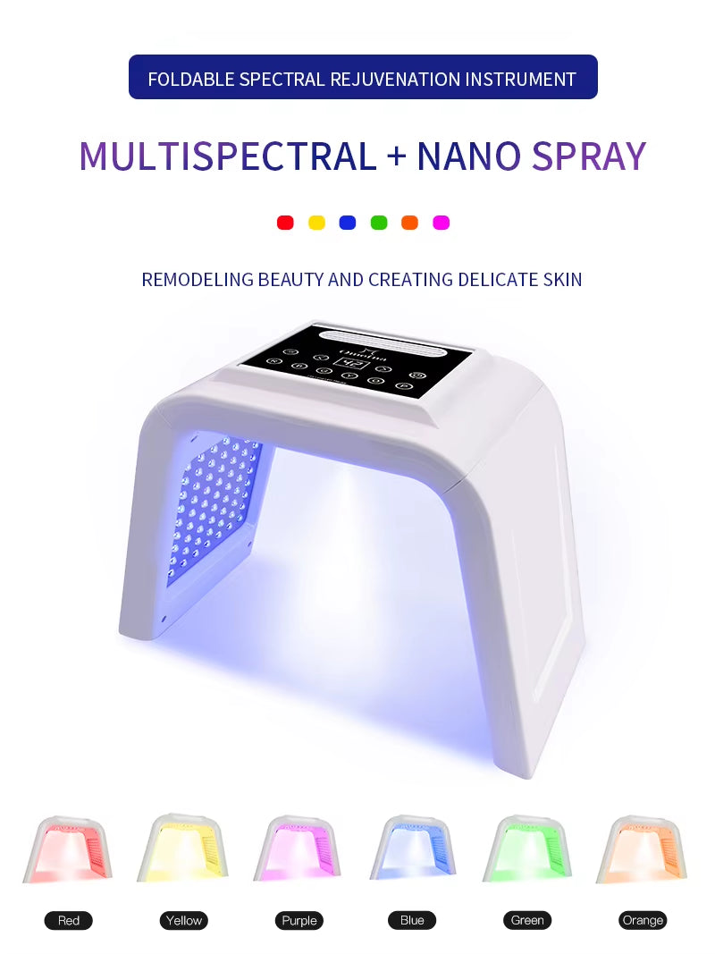 Deep Moisturizing 7 Color LED Photon Machine Remove Freckles Face Body Mask Skin Rejuvenation Home Beauty Instrument