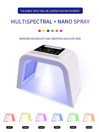 Deep Moisturizing 7 Color LED Photon Machine Remove Freckles Face Body Mask Skin Rejuvenation Home Beauty Instrument